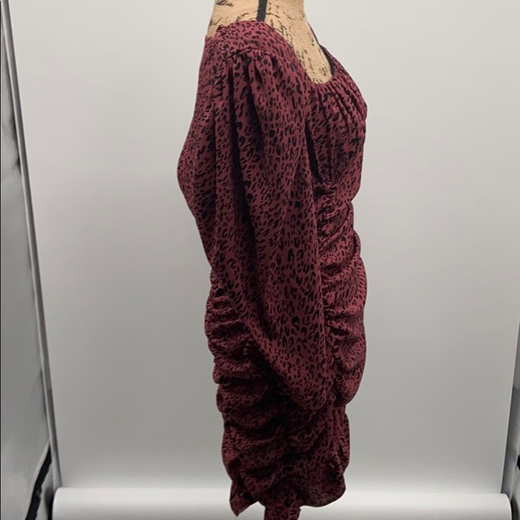 Zara bloggers fave animal print draped mini dress - Picture 5 of 16